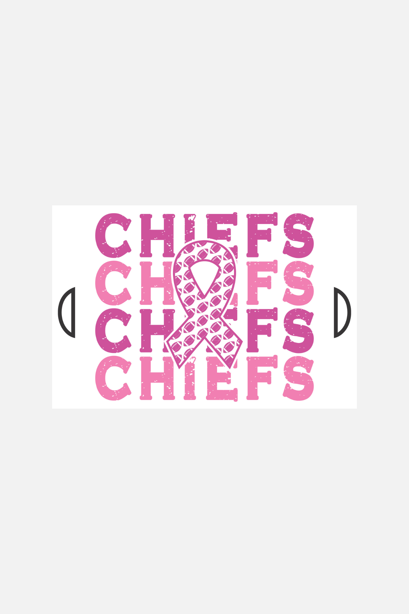 Team spirit signs for breast cancer awareness pink chant signs in rectangle shape.
