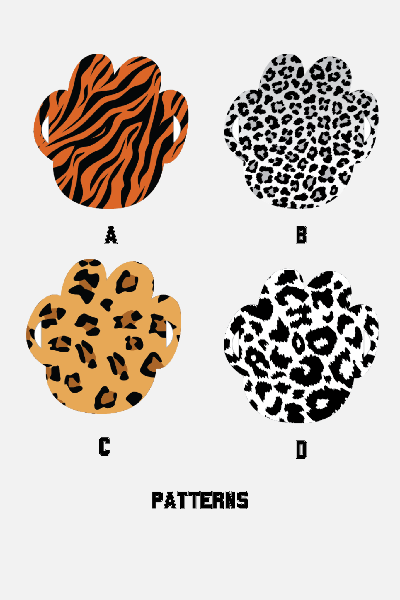 Animal Print Paw Chant Sign