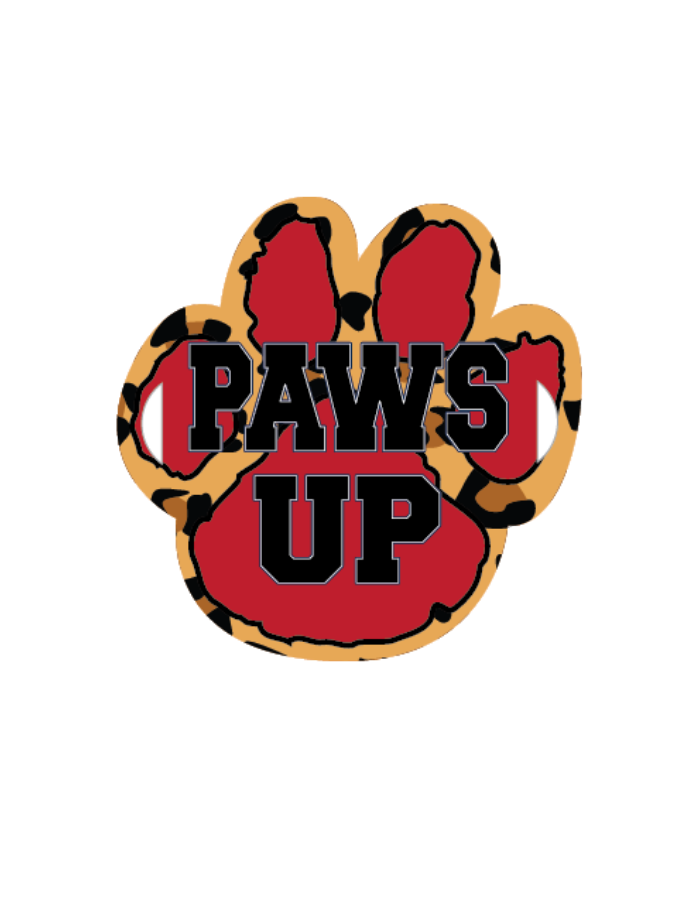 Animal Print Paw Chant Sign