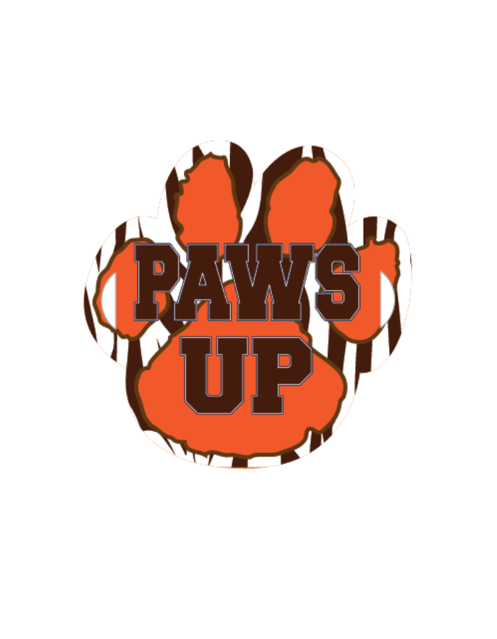 Animal Print Paw Chant Sign