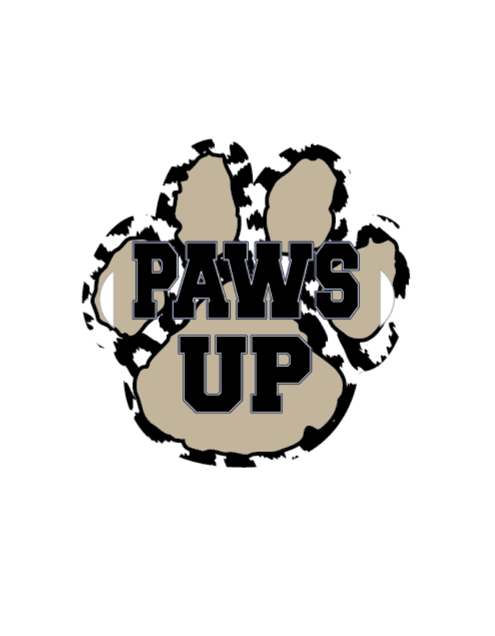 Animal Print Paw Chant Sign
