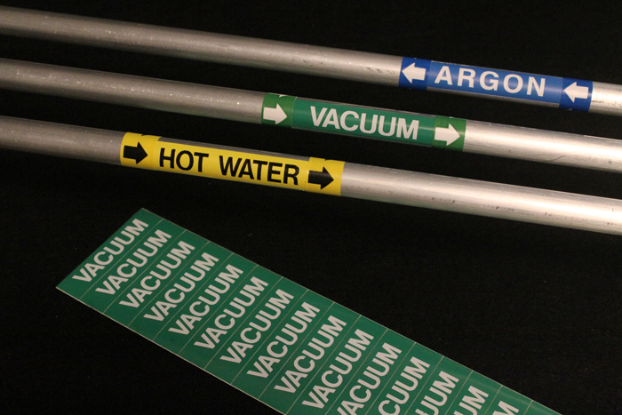 Chemical/Tubing Ultra Durable Self-Stick Pipemarkers