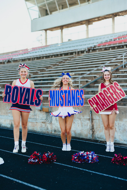 Mascot Name Chant Sign