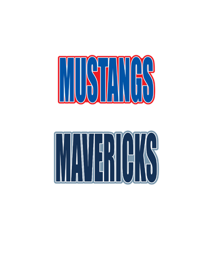 Mascot Name Chant Sign - Competition