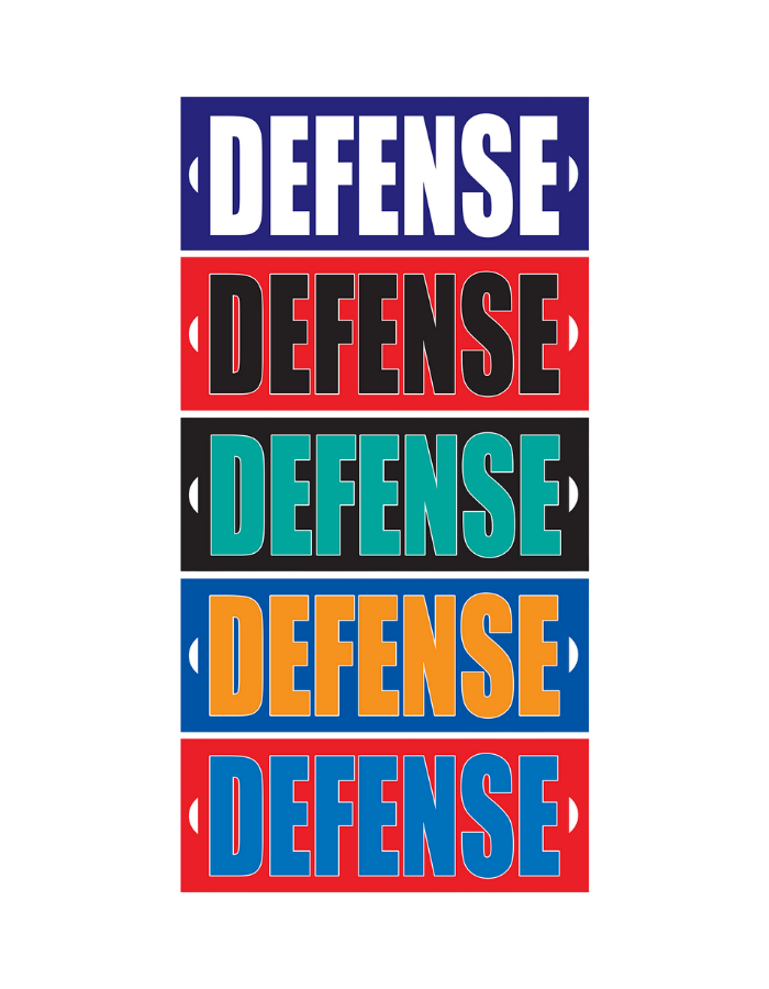 Defense Chant Sign