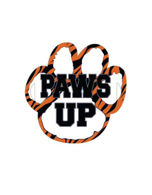 Animal Print Paw Chant Sign